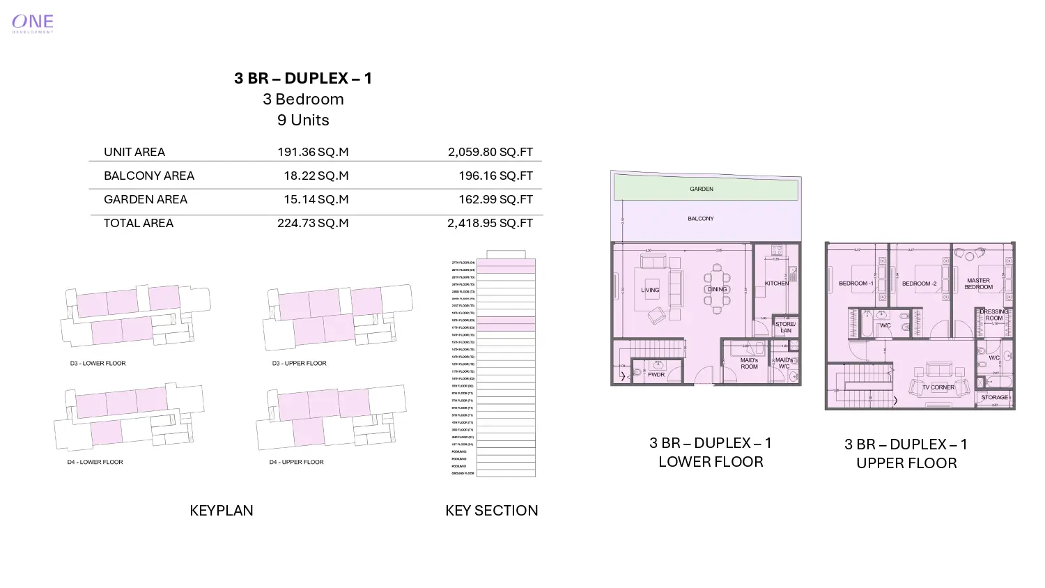 Type 1 floor plan
