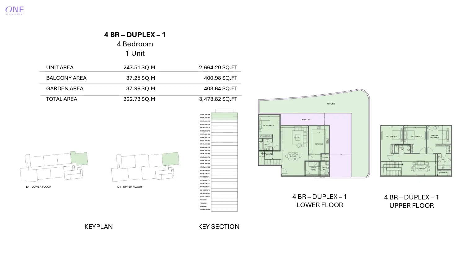 Type 1 floor plan