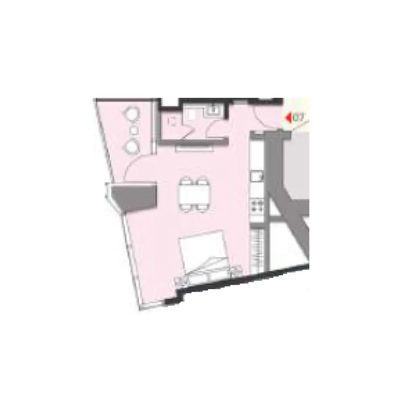 Studio floor plan