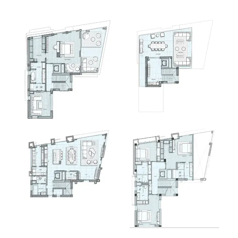 4 Bedrooms villa - LIV Waterside floor plan