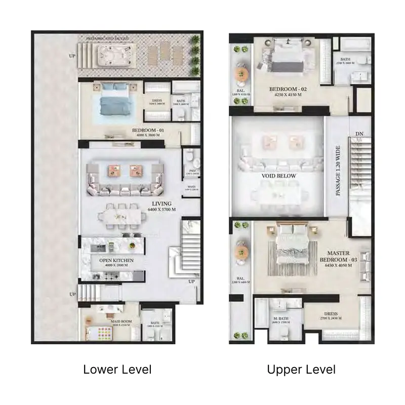 3 bedroom floor plan