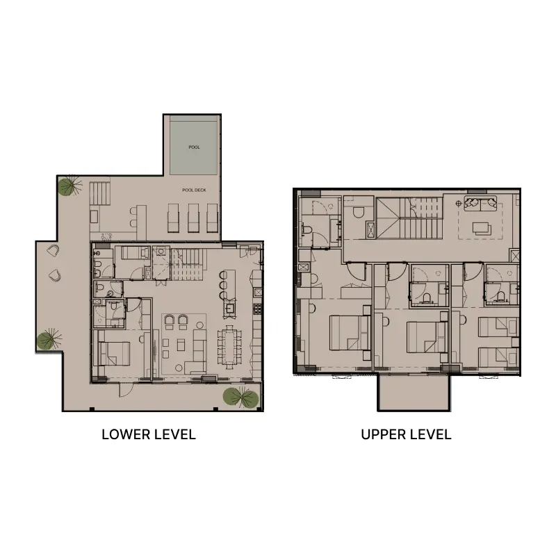 4 bedroom Duplex -  Wynwood by Imtiaz floor plan