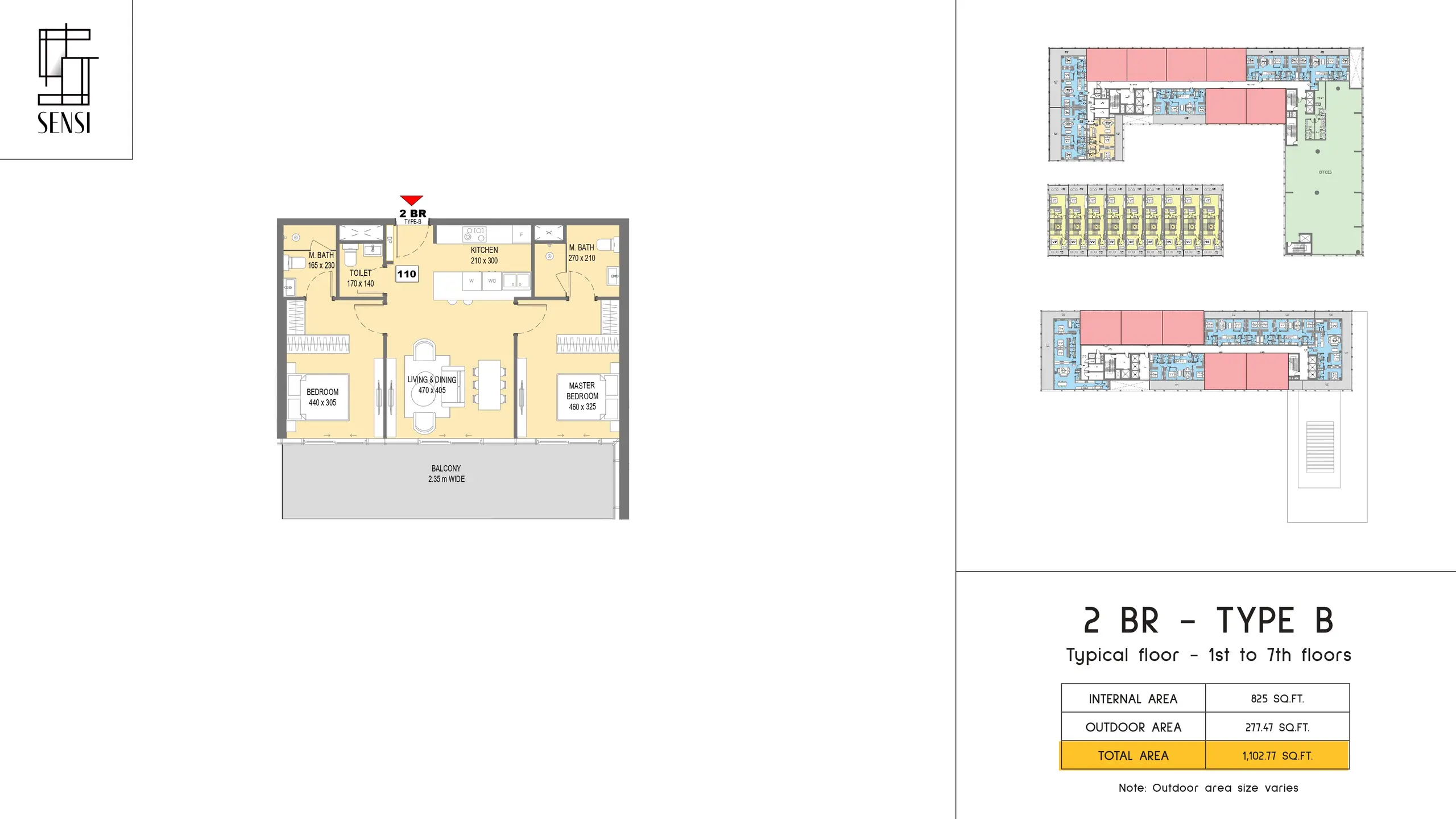 Type B floor plan