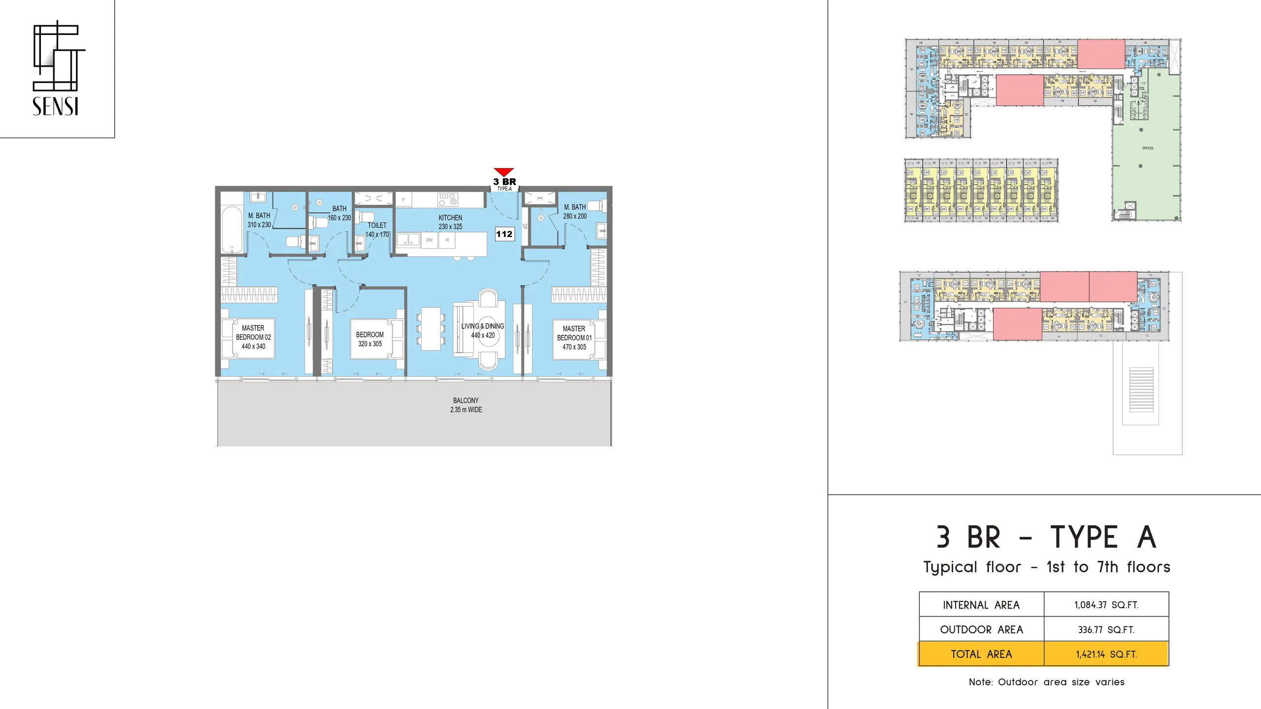 Type A floor plan