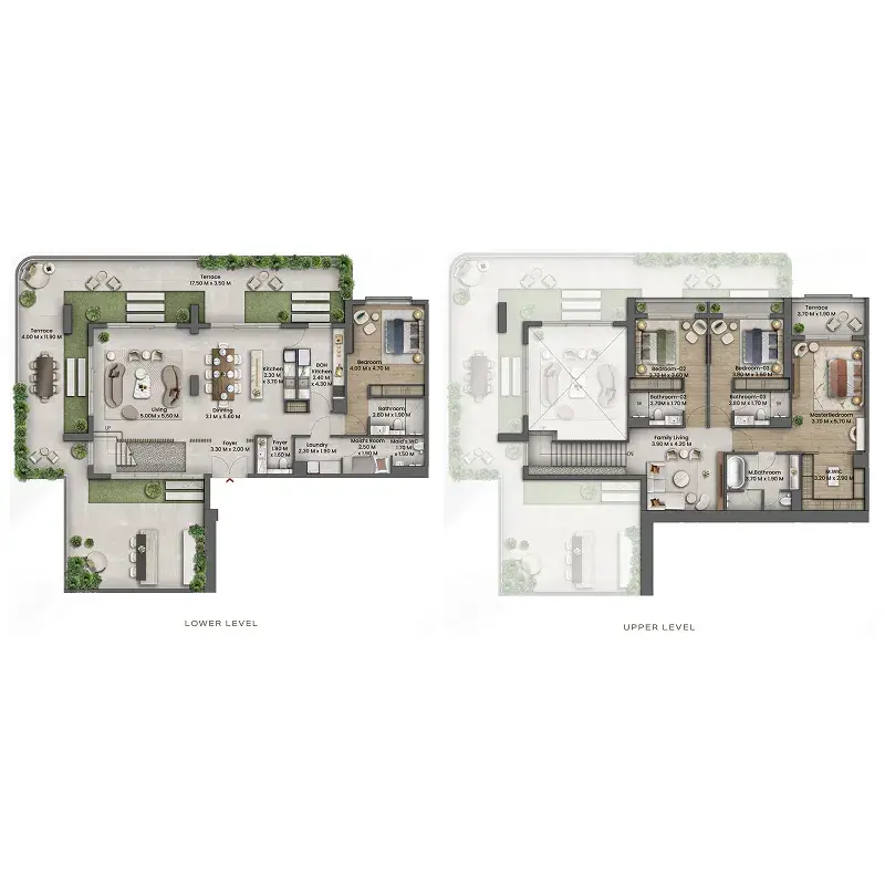 4 Bedrooms penthouse - Talea floor plan