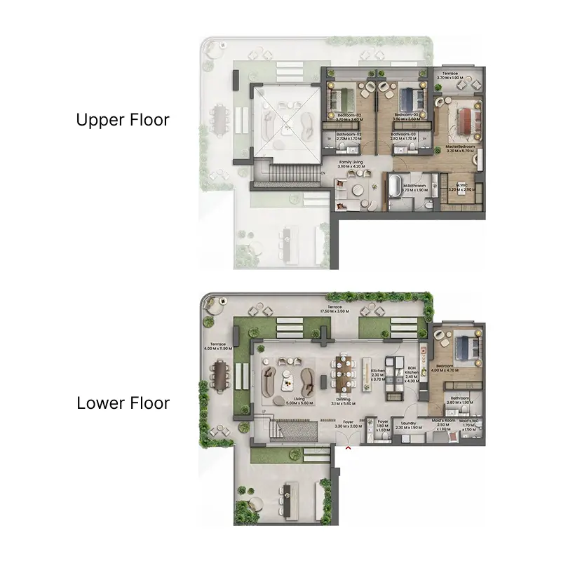 4 bedroom Penthouse -  Talea floor plan