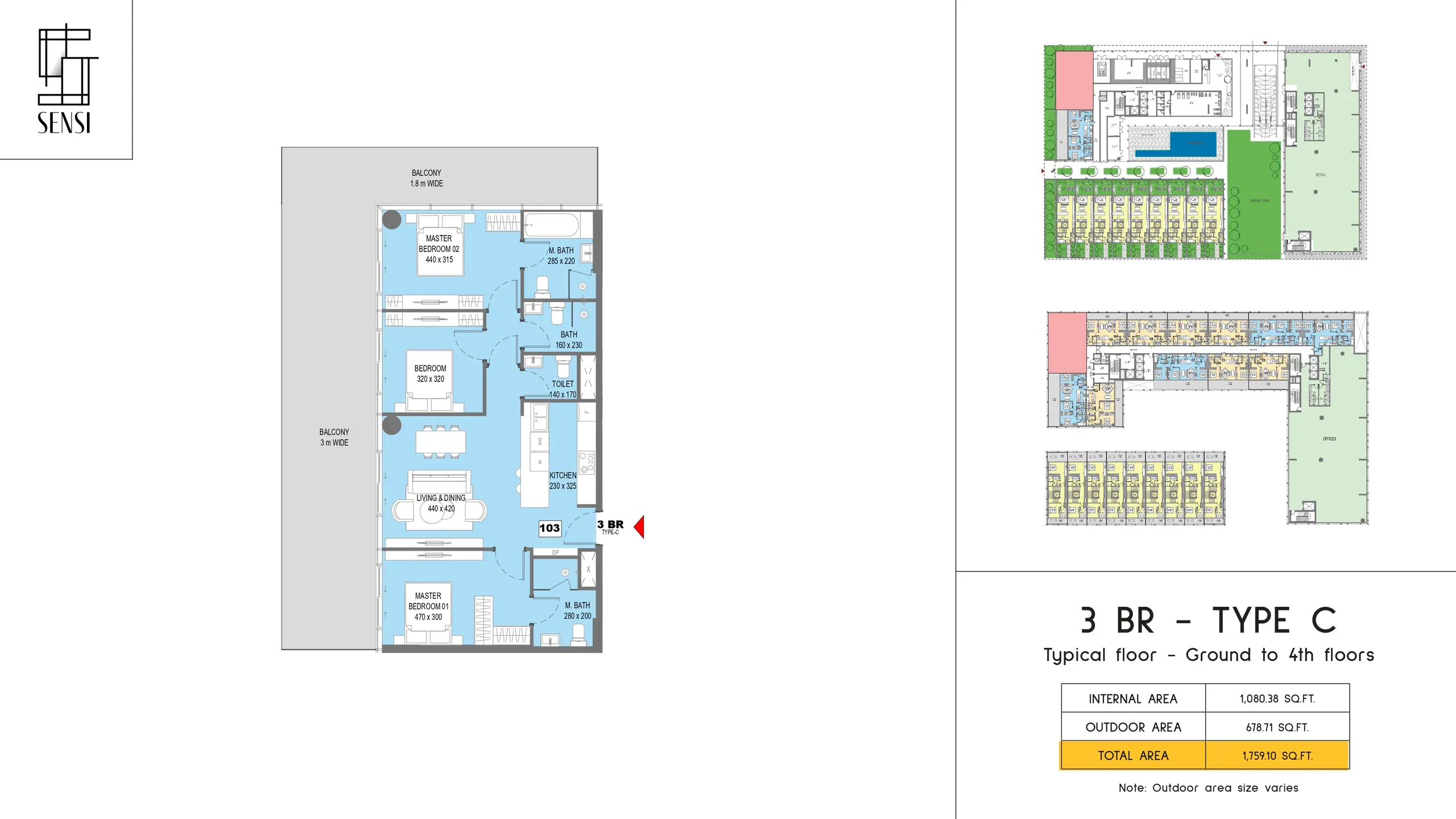 Type C floor plan