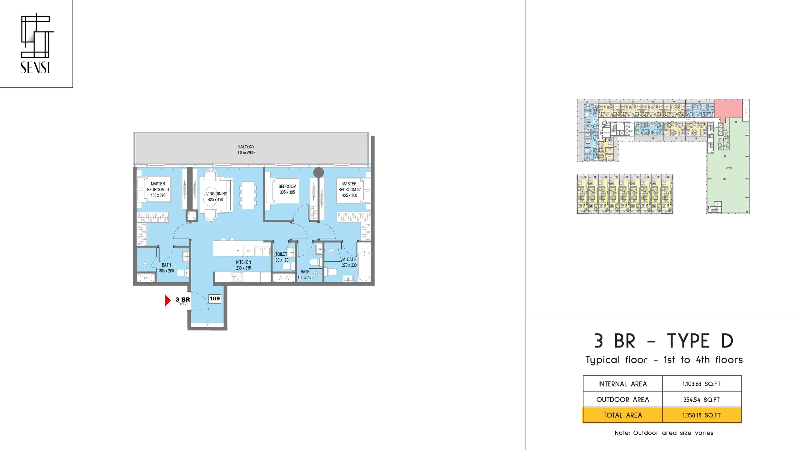 Type D floor plan
