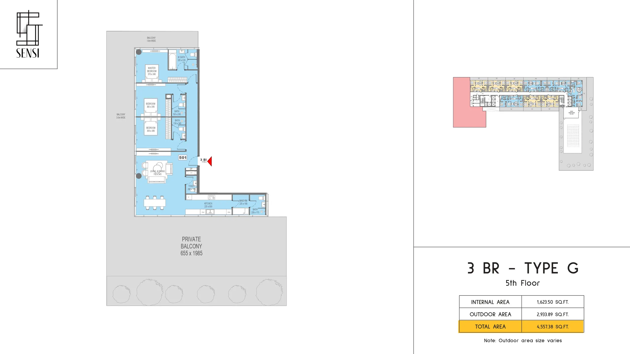 Type G floor plan