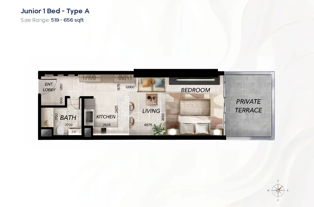 Type A floor plan