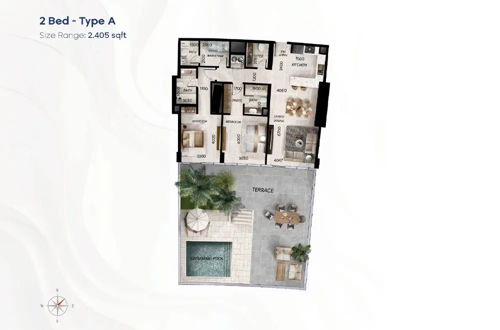 Type A floor plan