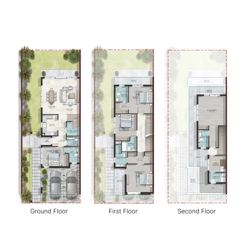 5 bedroom floor plan