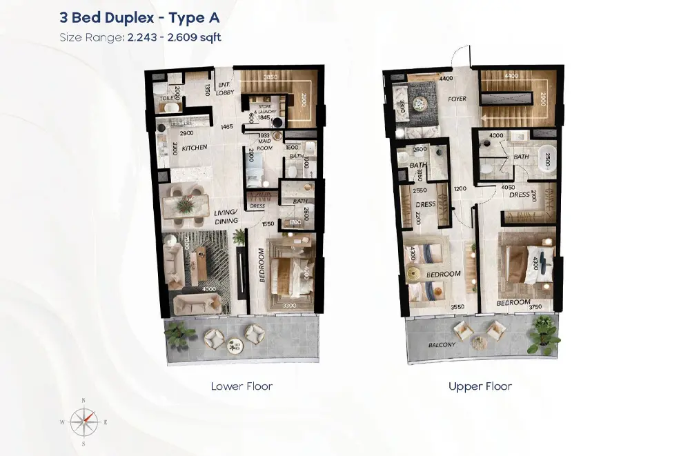Type A floor plan