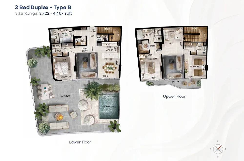 Type B floor plan