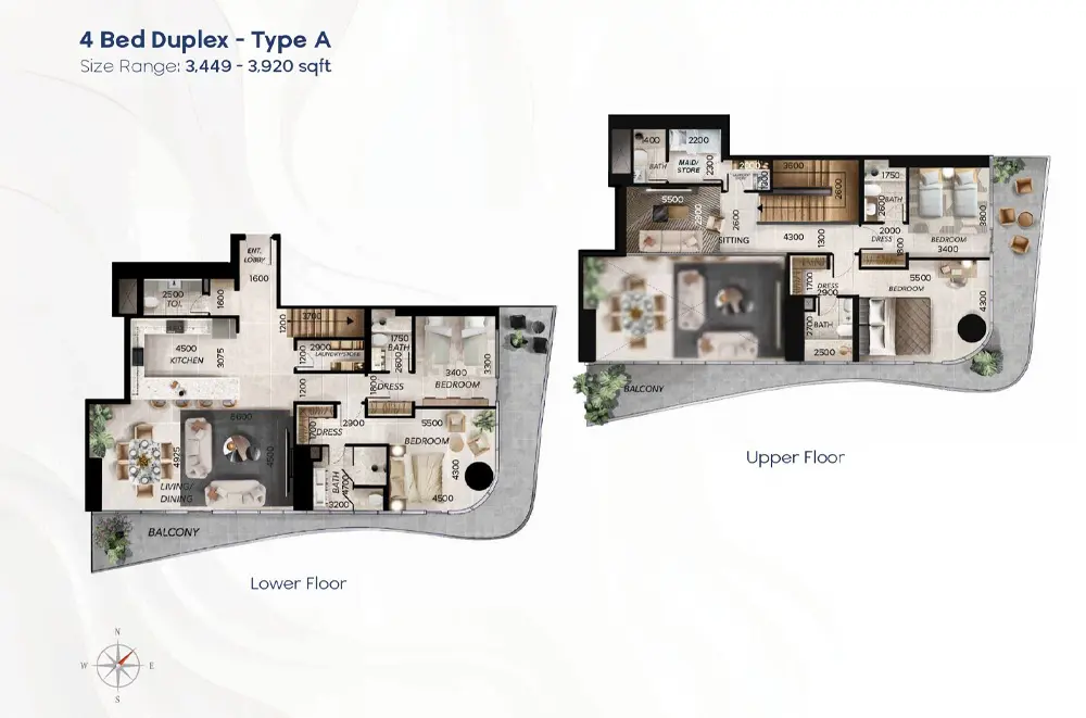 Type A floor plan