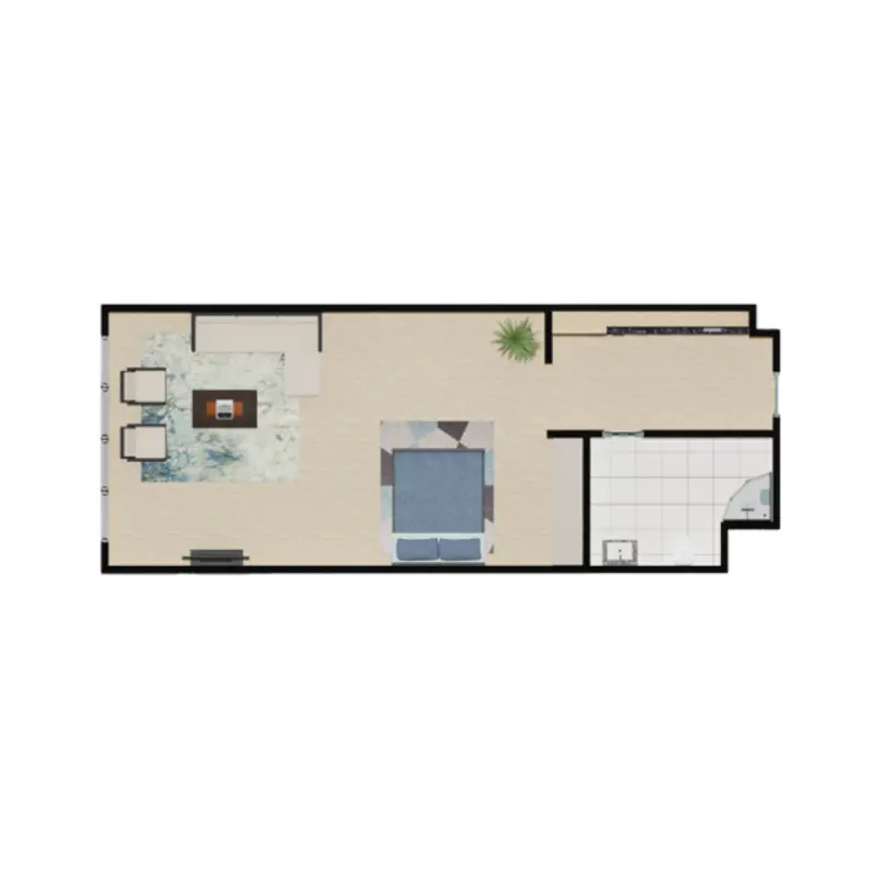 Studio floor plan