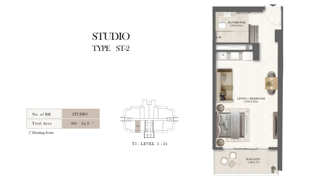 Type 2 floor plan