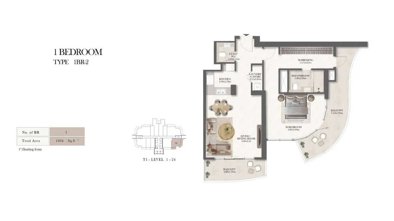 Type 2 floor plan