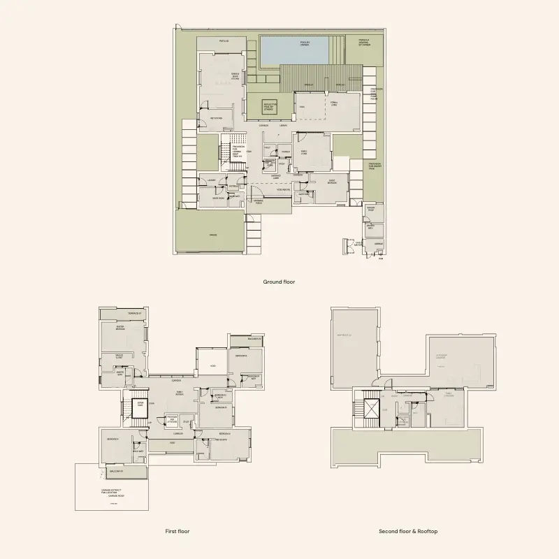 6 bedroom floor plan