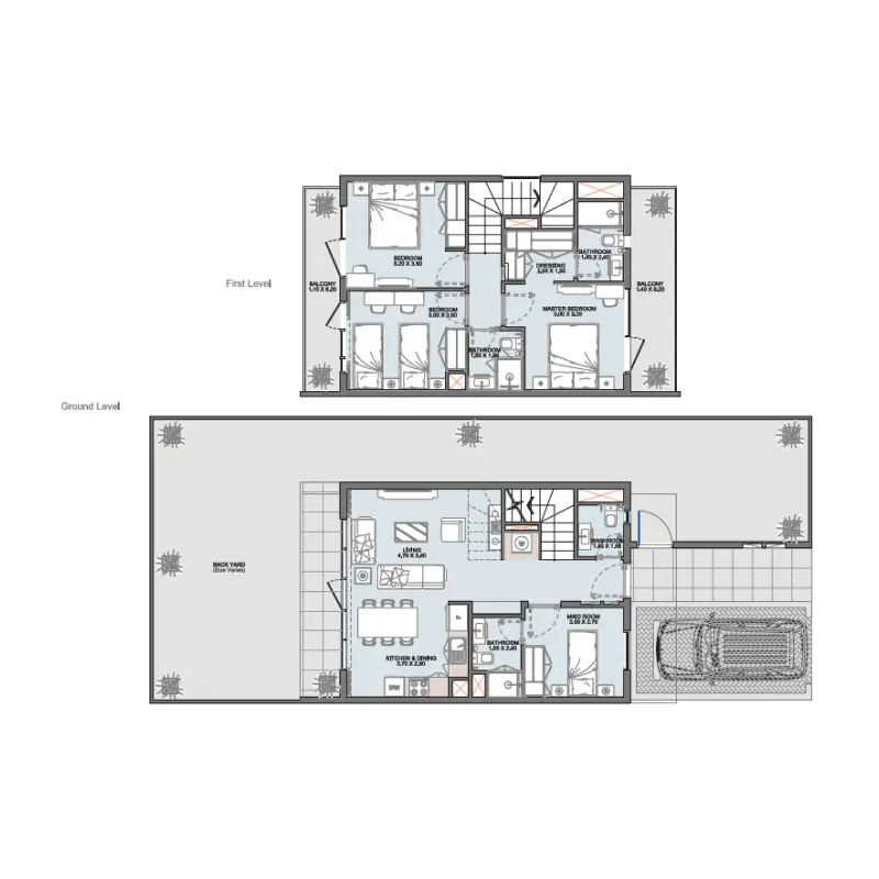 3 bedroom floor plan