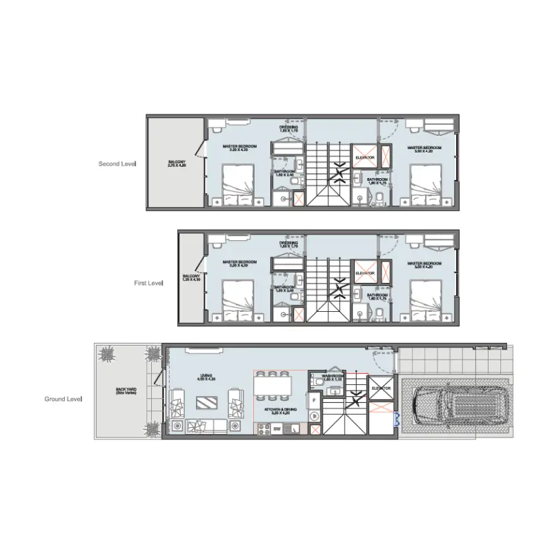 4 bedroom floor plan