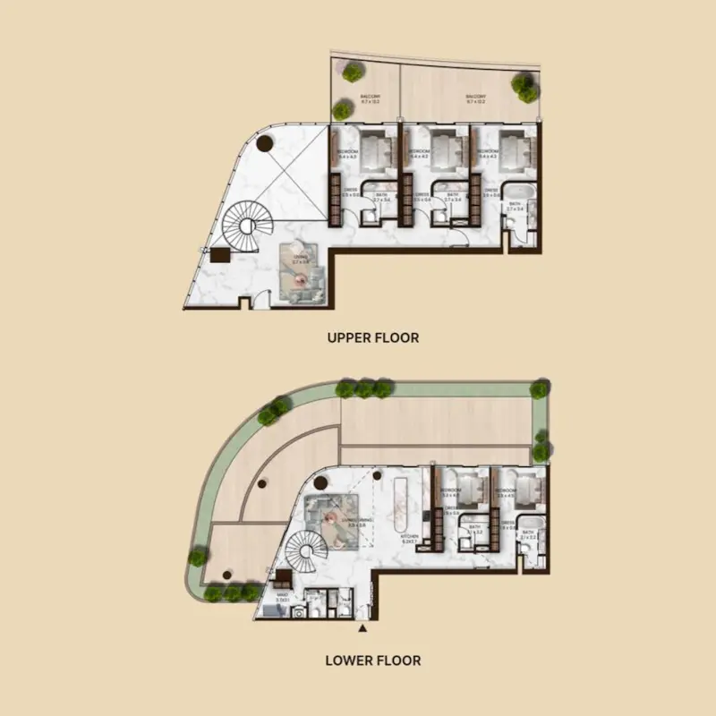 5 bedroom floor plan