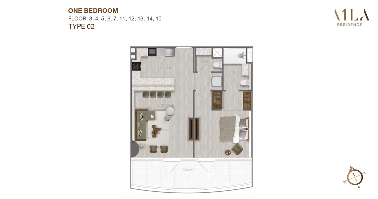 Type 2 floor plan