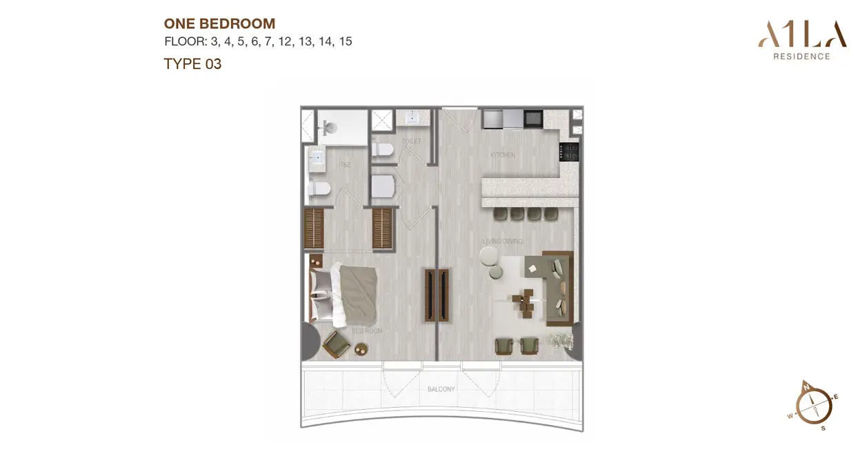 Type 3 floor plan