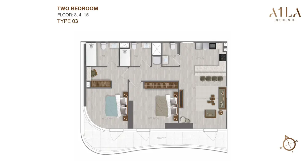 Type 3 floor plan