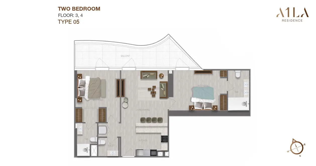 Type 5 floor plan