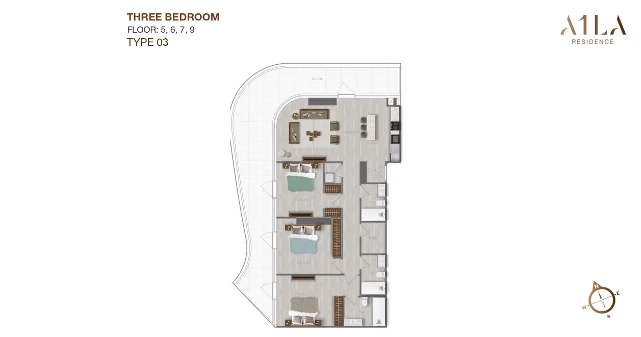 Type 3 floor plan