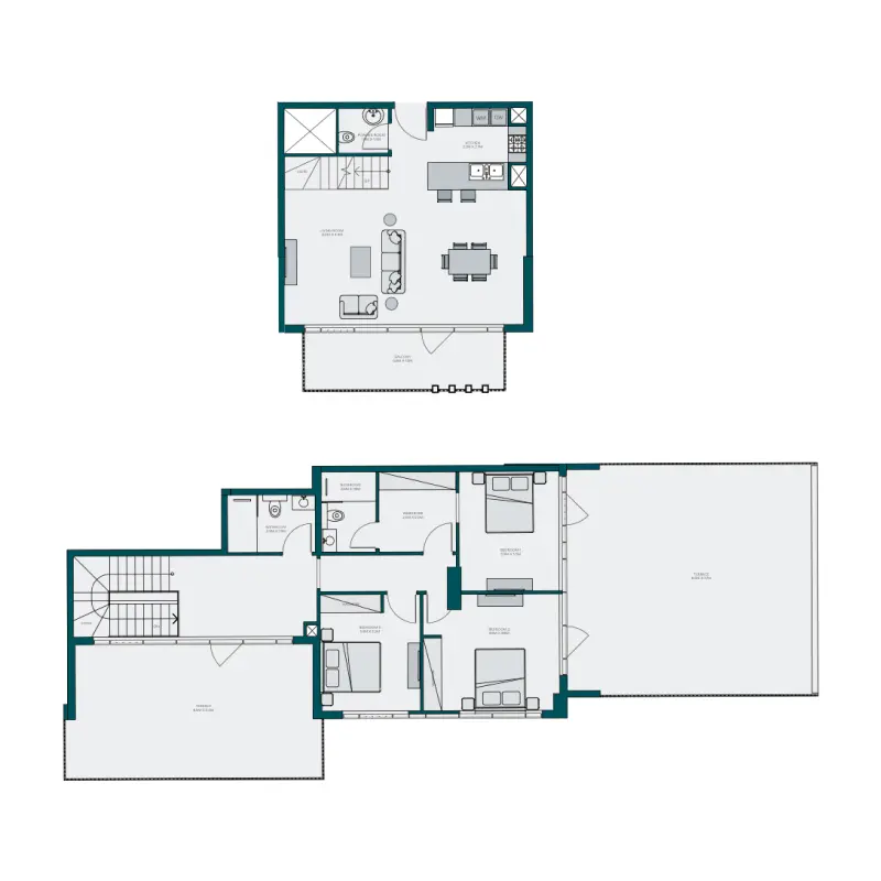 3 bedroom floor plan
