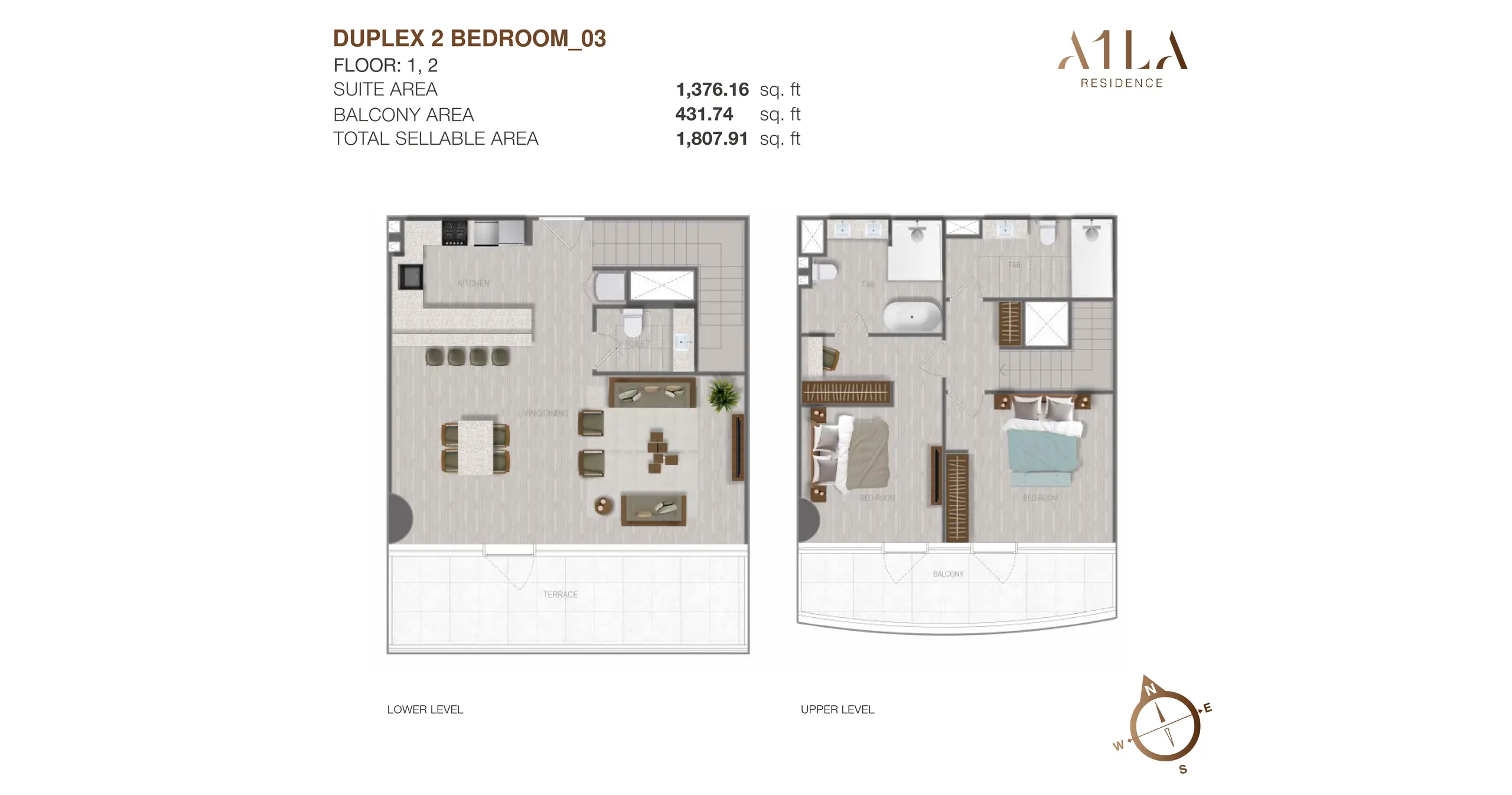 Duplex - Type 3 floor plan