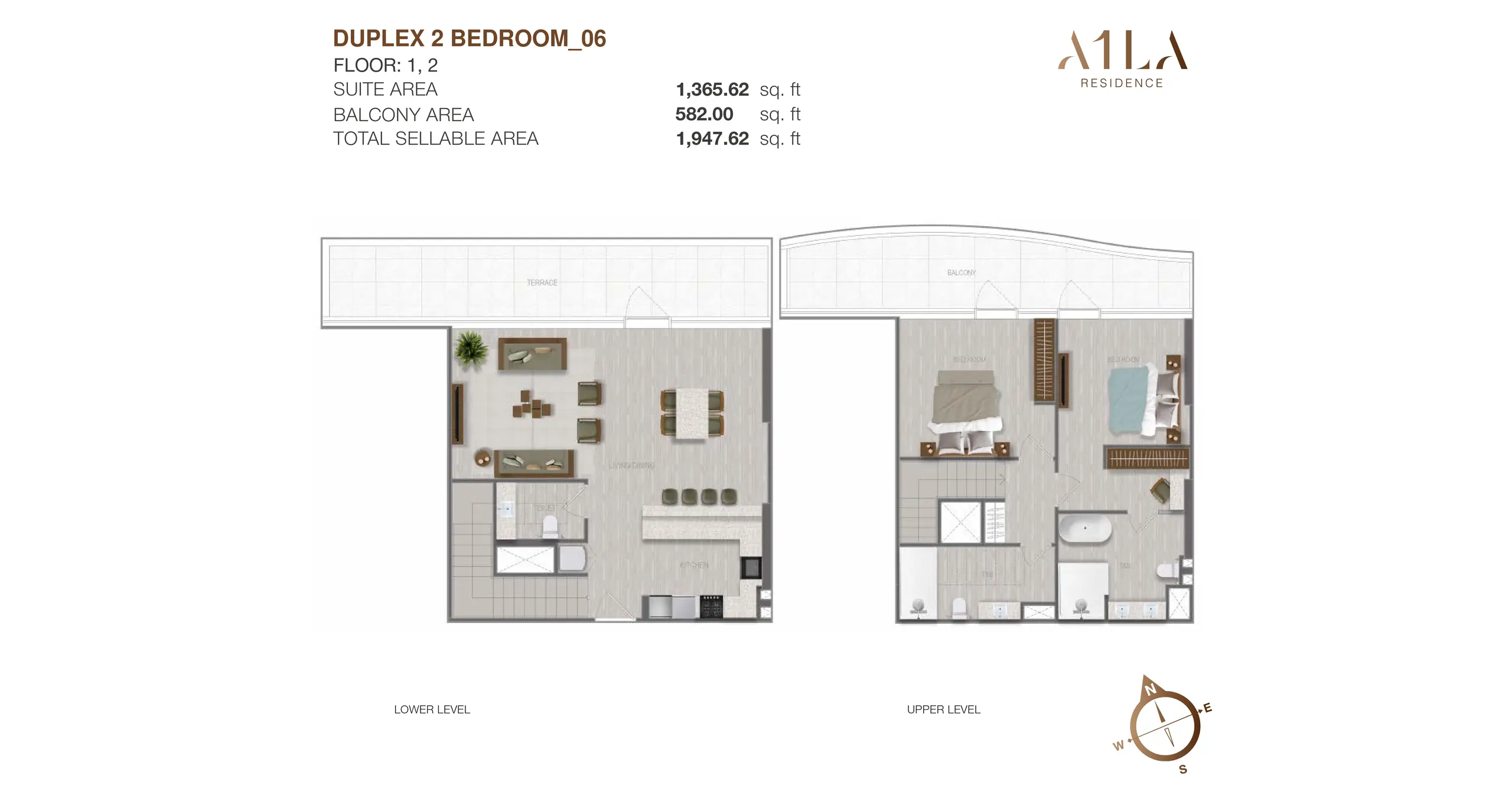 Duplex - Type 6 floor plan