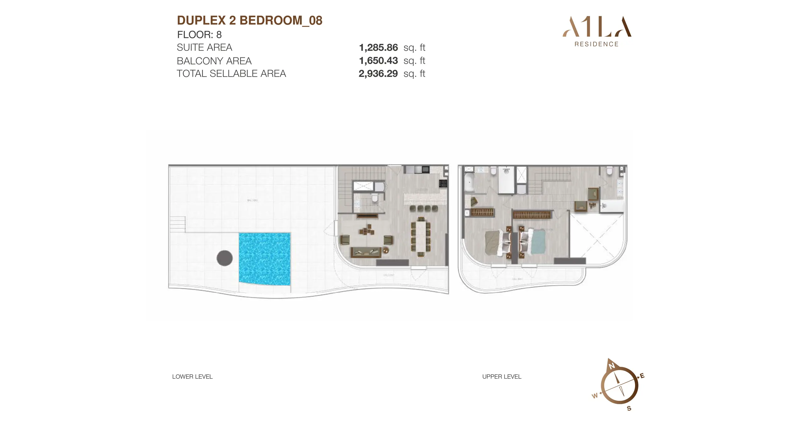 Duplex - Type 8 floor plan