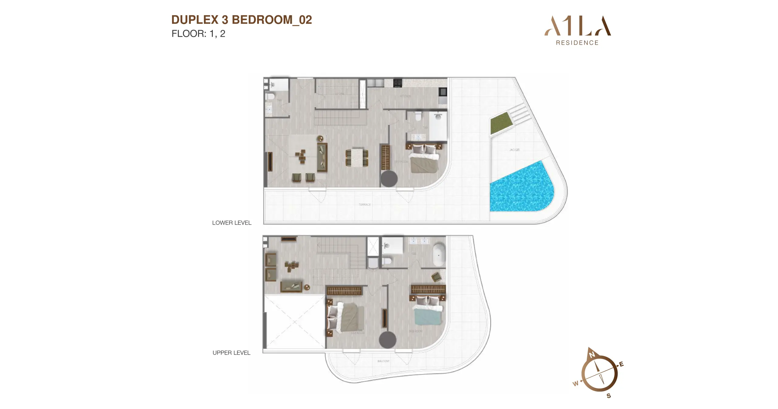 Duplex - Type 2 floor plan