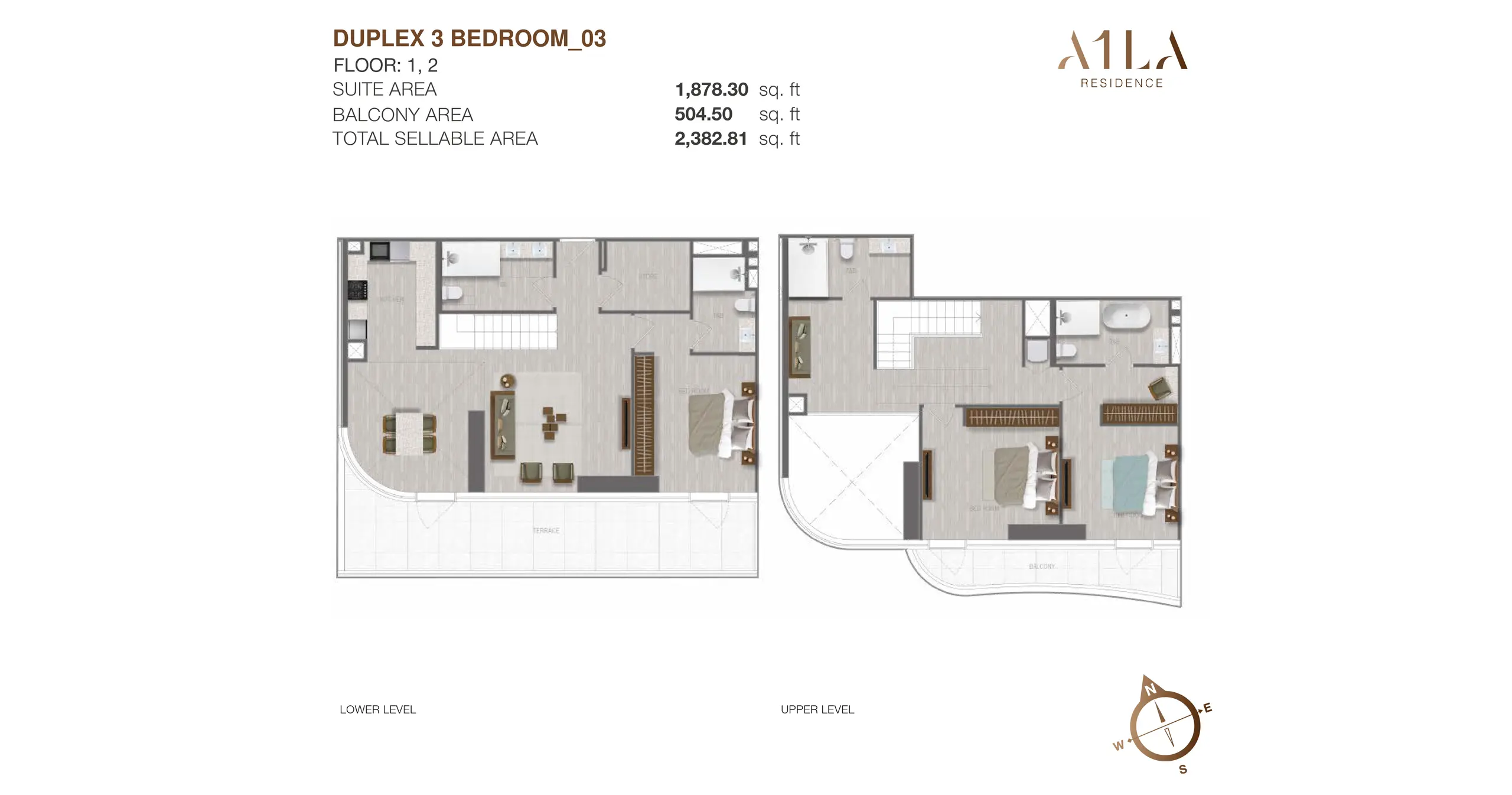 Duplex - Type 3 floor plan