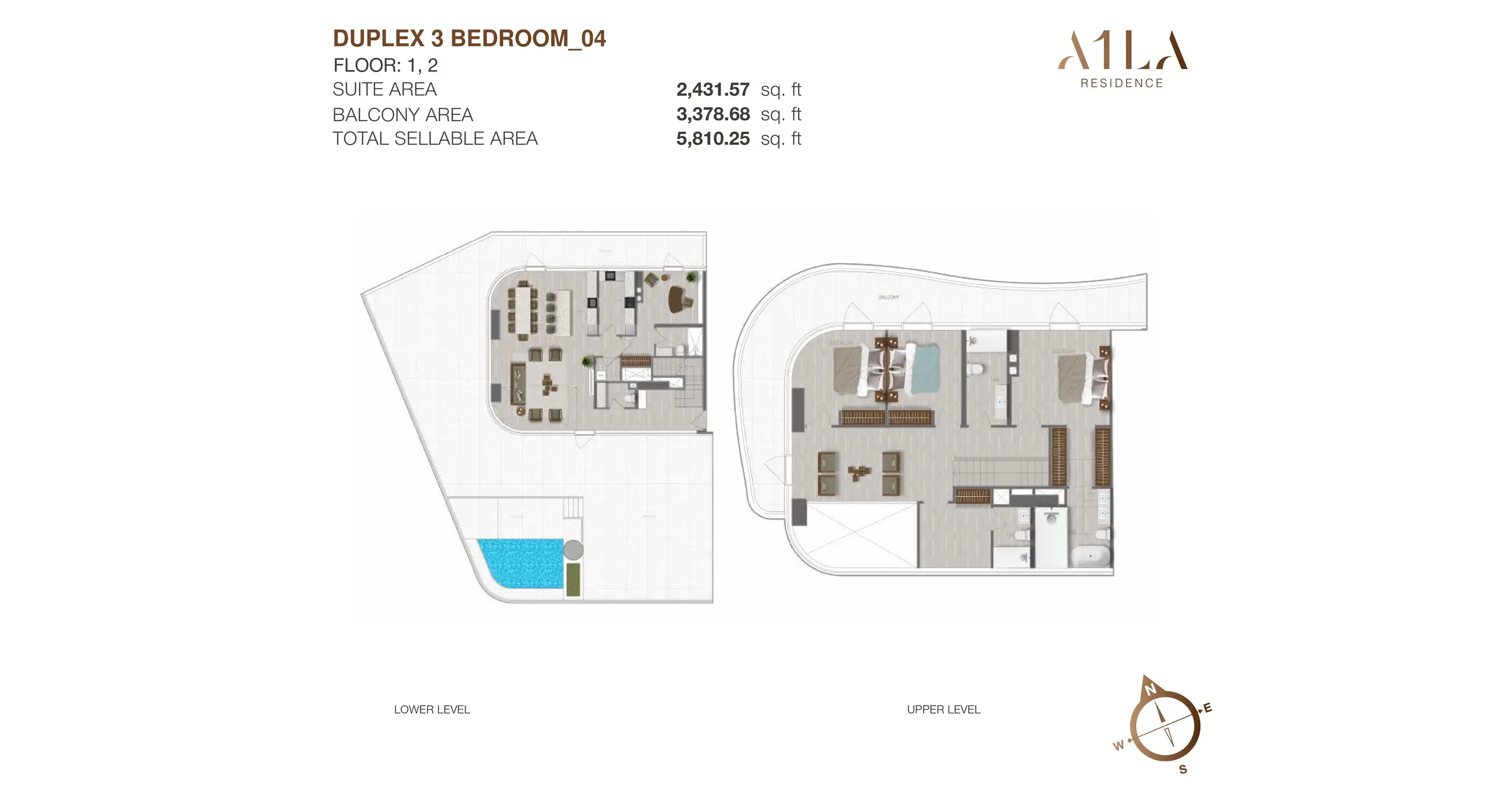 Duplex - Type 4 floor plan