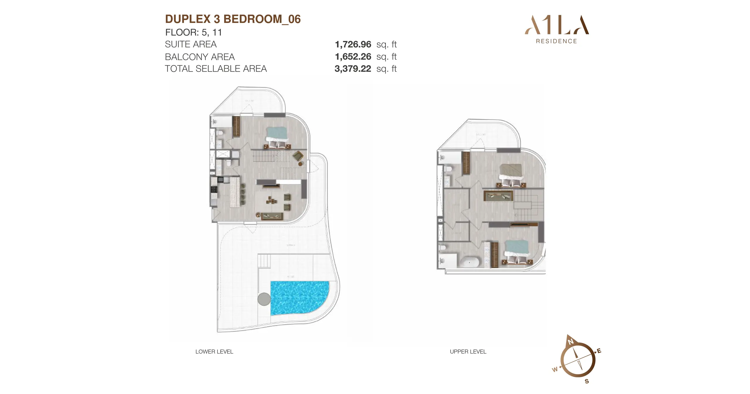 Duplex -  Type 6 floor plan