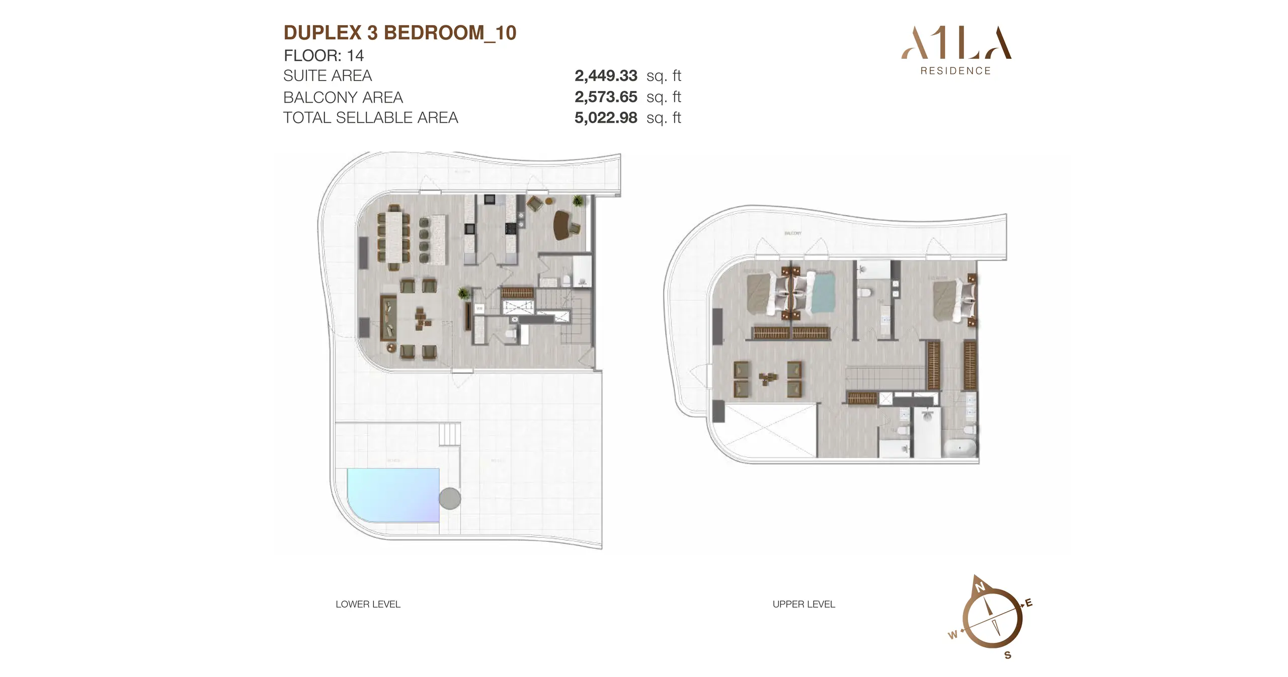 Duplex - Type 10 floor plan
