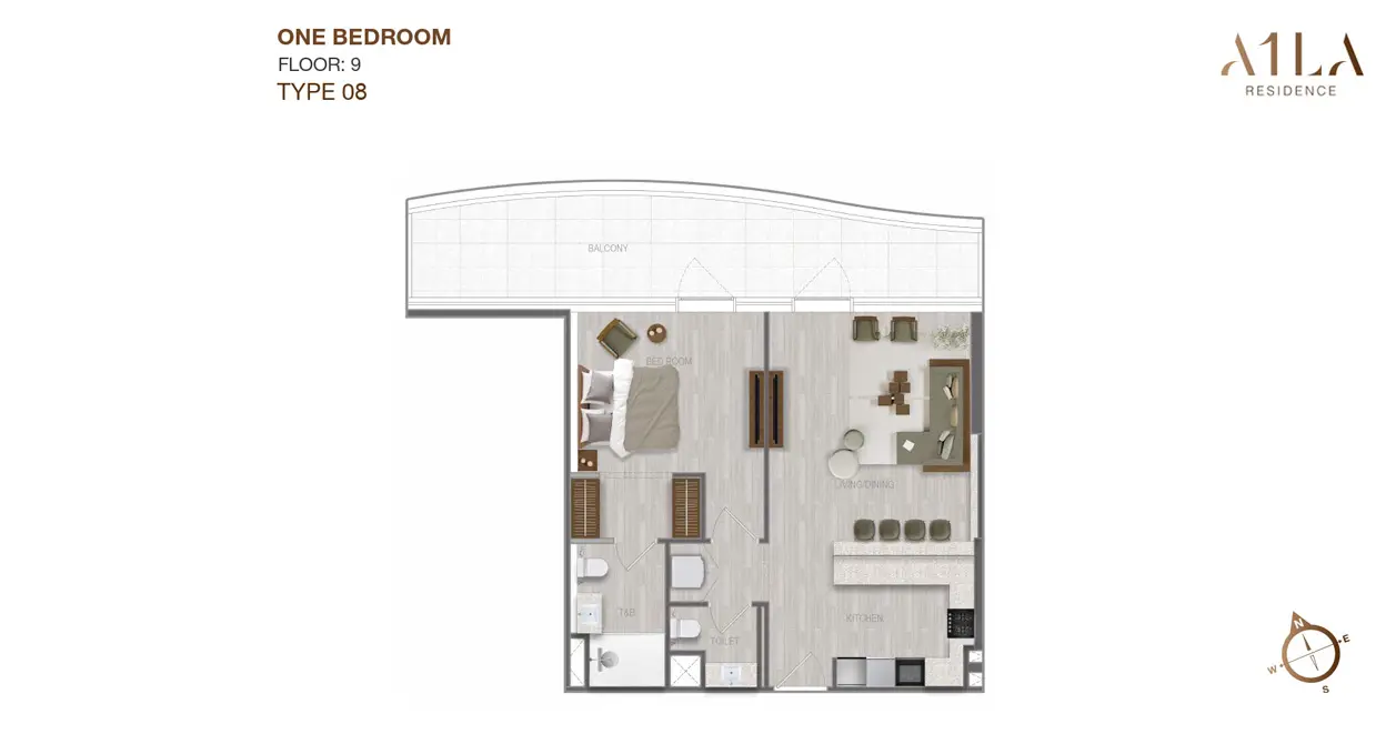 Type 8 floor plan