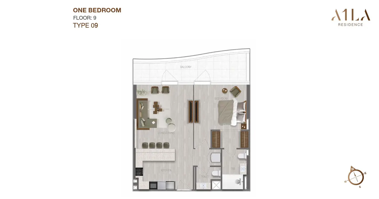 Type 9 floor plan