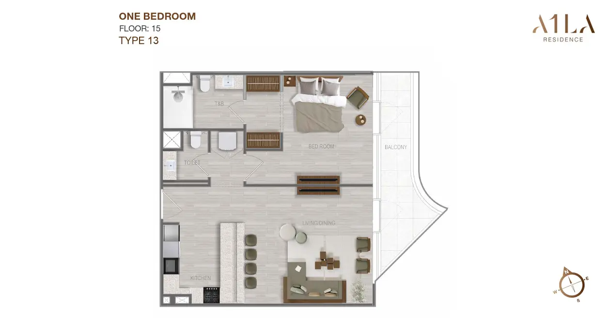 Type 13 floor plan