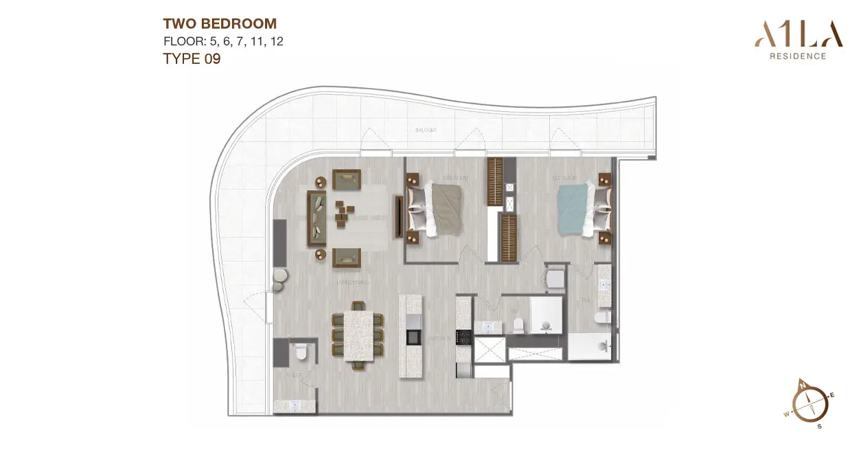 Type 9 floor plan