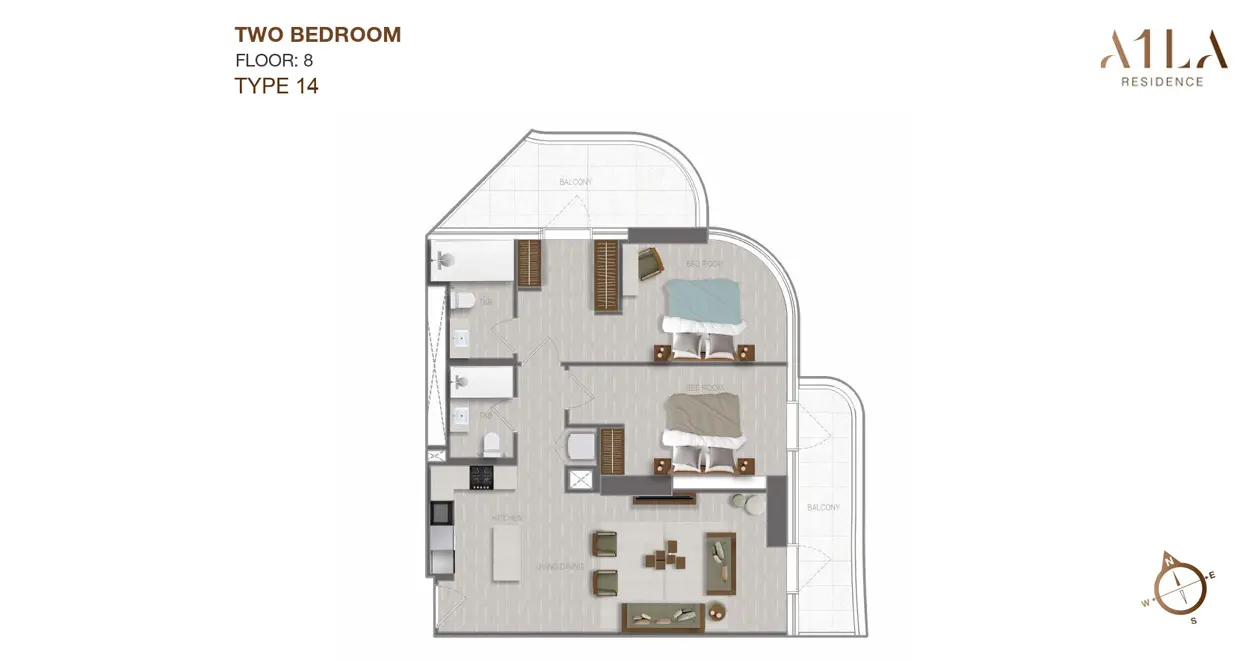 Type 14 floor plan