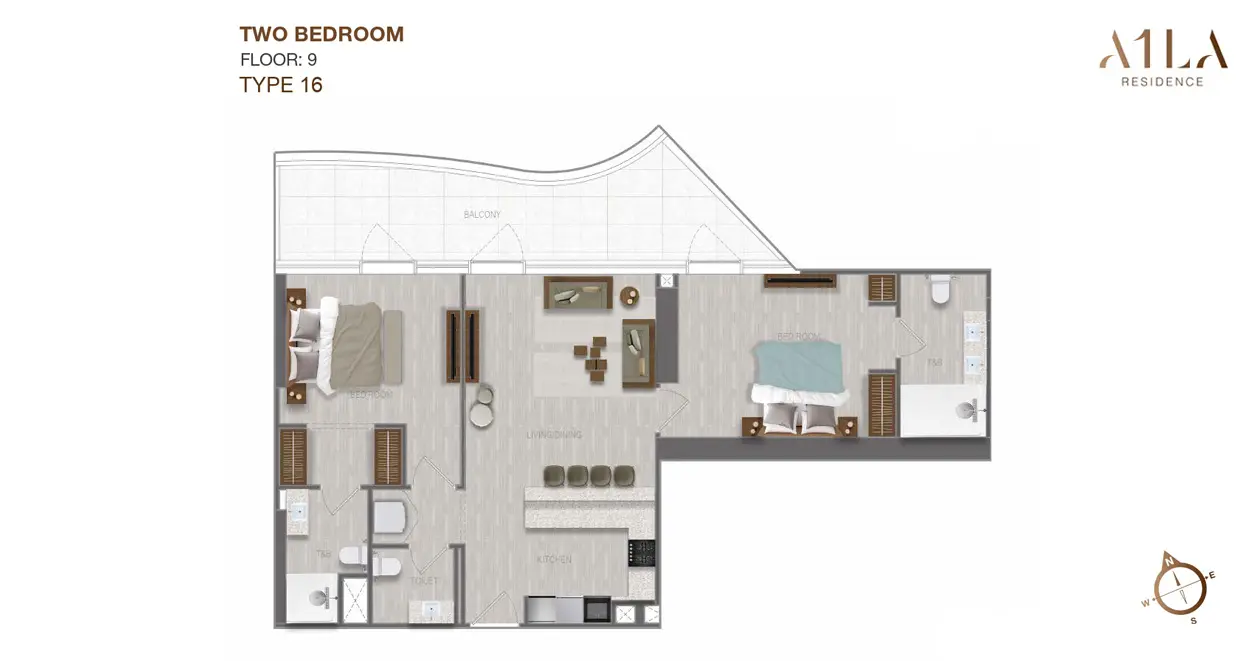 Type 16 floor plan