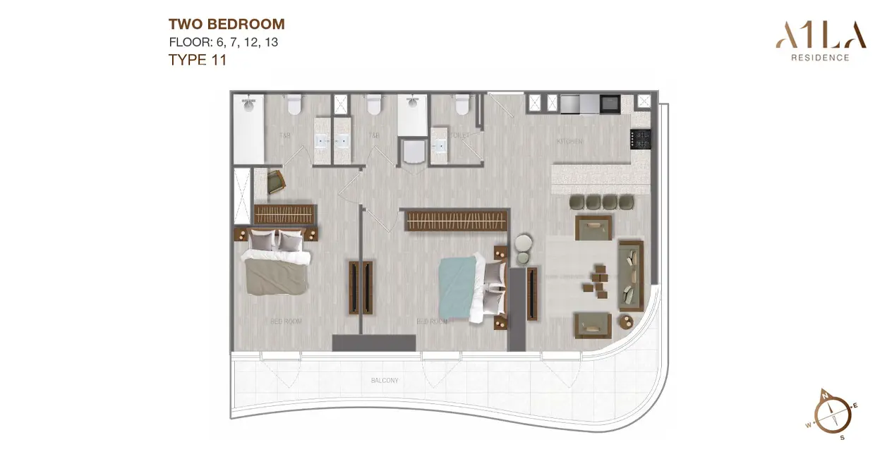 Type 11 floor plan