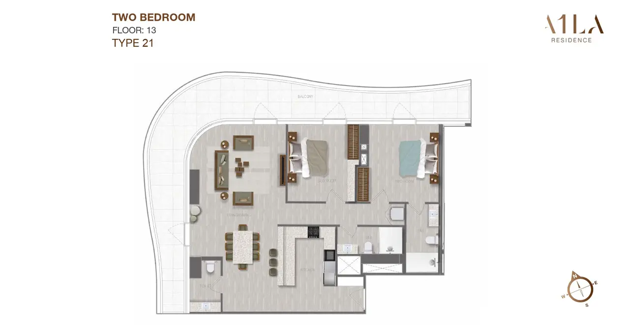 Type 21 floor plan