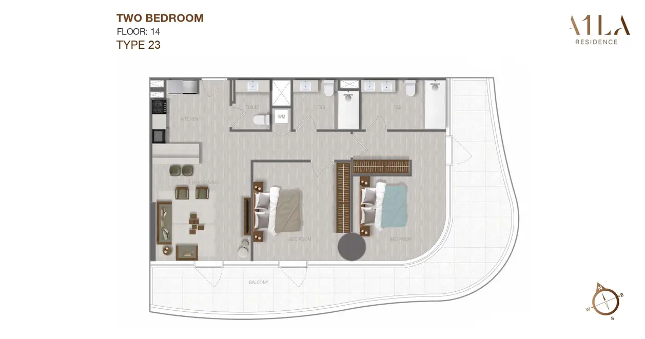 Type 23 floor plan