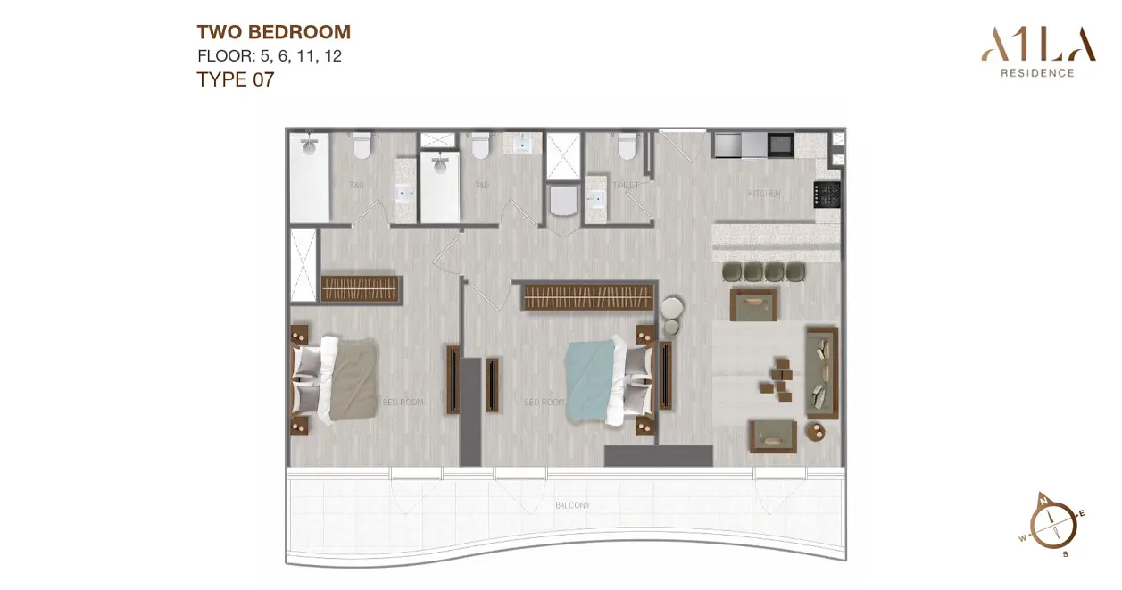 Type 7 floor plan